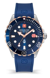 Swiss Military Hanowa Swiss Made Men's Divers Watch 44 mm SMWGH2200361 - Picture 1 of 5