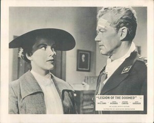 LEGION OF THE DOOMED BILL WILLIAMS ORIGINAL LOBBY CARD DAWN RICHARD