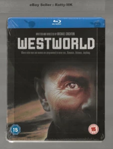 WESTWORLD (1973) - UK EXCLUSIVE BLU RAY STEELBOOK - NEW & SEALED (SEE LISTING) - Picture 1 of 6