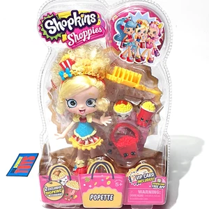 Shopkins Shoppies POPETTE DOLL figure with 2 Exclusive Shopkins sealed NEW - Picture 1 of 8