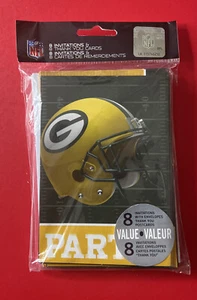 Green Bay Packers Einladungskarten Umschläge & Dankespostkarten NFL Football - Bild 1 von 4