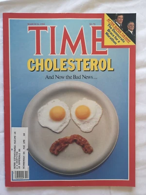 Time Magazine March 26 1984 Cholesterol And Now the Bad News... - Image 1 of 4