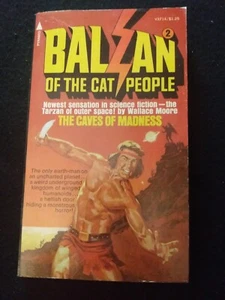 Balzan Of The Cat People: The Caves Of Madness By Wallace Moore (1975) Vintage - Picture 1 of 2