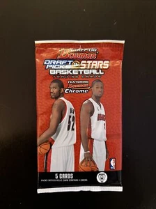 2007-08 Bowman Draft Picks & Stars Hobby Pack (Kevin Durant Rookie RC Refractor) - Picture 1 of 2