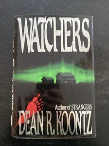 DEAN KOONTZ - WATCHERS - RARE 1ST 1987 w/DJ First Printing Great Read!! - Foto 1 di 9