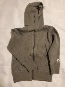 Starter Girls' Zip-Up Hoodie, Grey Heather Size XS B6 - Picture 1 of 2
