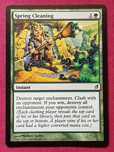 Magic The Gathering LORWYN SPRING CLEANING green card MTG - Picture 1 of 2
