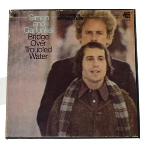 SIMON AND GARFUNKEL BRIDGE OVER TROUBLED WATER REEL TO REEL 3 3/4 IPS 4 TRACK - Imagen 1 de 8