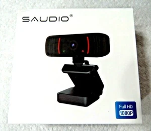 Cámara web SAUDIO 1080P, cámara de computadora, cámara web con micrófono NUEVA - Imagen 1 de 3
