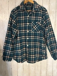 Giacca Wesc Oden Pop Plaid Unisex M-SG L, W-SZ XL Flanella Pesante Snap Lavoro - Foto 1 di 15