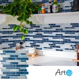 Art3d 10 Sheets Self-Adhesive Kitchen Backsplash, Decorative Tiles - Picture 1 of 10