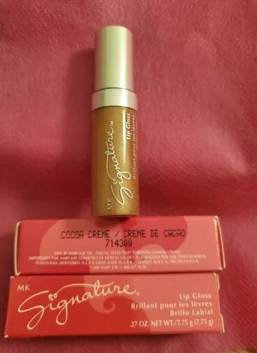LOTE DE 2 Brillos Labiales Mary Kay Signature * CREMA DE CACAO * NUEVOS EN CAJA (B11) Foto 1 de 1