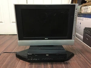 Jensen 19" LCD TV + Reproductor de DVD Norcent DP300 para repuestos o reparación soporte casero - Imagen 1 de 12