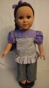 18 Zoll Puppenkleidung 2-teiliges Outfit passt American Girl & Our Generation - Bild 1 von 2