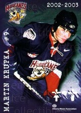 2002-03 Lethbridge Hurricanes #21 Martin Kruptka