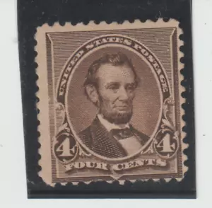 US Scott #222 Mint NH Disturbed gum Cat $240 - Picture 1 of 2