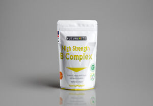 Vitamin B Complex HIGH Strength B1, B2, B3, B5, B6, B12 Biotin And Folic Acid UK