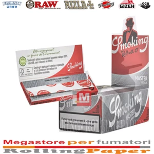 Cartine Smoking Master Corte – Ultra Sottili Silver, 50 Libretti Regular - Zdjęcie 1 z 1