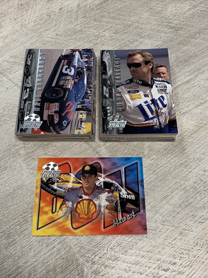 1998 Press Pass Stealth Complete 60-Card NASCAR Set Tony Stewart Rookie Card R3 - Image 1 of 1