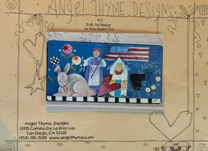 Tole Malerei Muster Paket: Volkskunst Korb von Shara Reiner - Bild 1 von 4