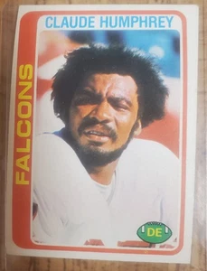 1978 Topps #230 Claude Humphrey Atlanta Falcons - Bild 1 von 2