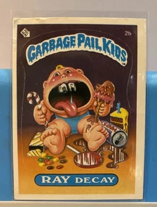 1985 Topps Garbage Pail Kids GPK Card First Series OS1 #2b Ray Decay 2 Stars ** - Picture 1 of 5