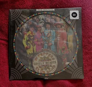 SEALED STEREO BEATLES "Sgt. Pepper's" 1978 PICTURE DISC BREATHE HOLES! STUNNING! - Picture 1 of 10