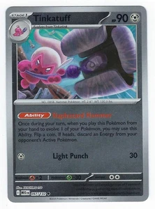 #097/132 Tinkatuff Reverse Holo | ME01: Mega Evolution Near Mint or Better - Picture 1 of 2