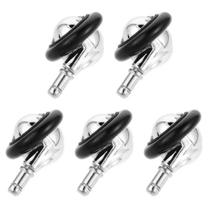  5 Pcs Rolling Wheels for Furniture Replacement Office Chair Castor Chairs - Picture 1 of 16