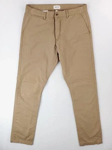 Taylor Stitch Pants Mens 36x36 Tan Khaki Democratic Chino Handmade in Spain - Picture 1 of 17