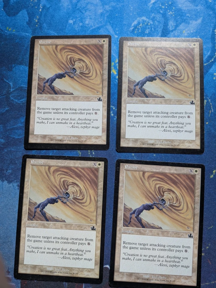 4x Excise - Prophecy - Light Play - Image 1 of 1