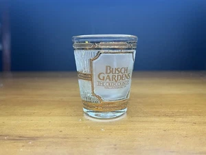 Busch Garden Culver 22k Gold Souvenir Schnapsglas - Bild 1 von 4