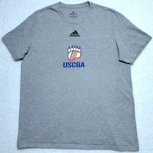 TEAM ISSUED adidas USCGA Coast Guard Bears gray shirt Adult Men's LARGE L - Picture 1 of 5