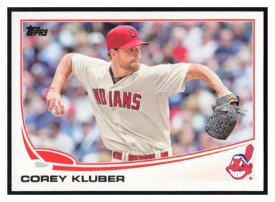 2013 Topps 更新 #US105 科里·克鲁伯 RC - 克利夫兰印第安人队 — 第 1/2 张图片