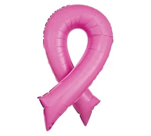 Pink Ribbon SuperShape 36" Foil Balloon (Packaged) - Picture 1 of 1