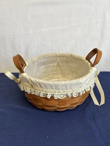Longaberger Lined Basket - Picture 1 of 5