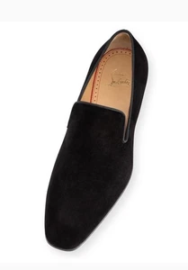 Christian Louboutin Pusteblume schwarz Wildleder Halbschuhe 10-10,5 - Bild 1 von 12