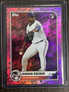 2025 Topps All-Star Game Kumar Rocker Pink Foil SP /250 RC #39 Texas Rangers - Bild 1 von 3