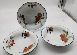 3er Set. Royal Worcester EVESHAM VALE - England Müslischalen - HERVORRAGENDER ZUSTAND - Bild 1 von 5