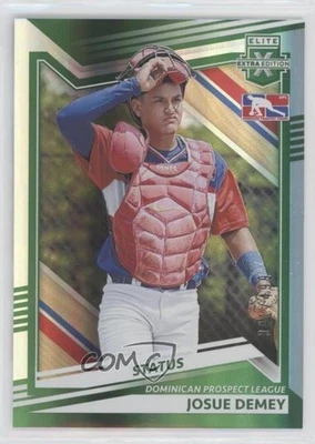 2022 Panini Elite Extra Edition Status Green /499 Josue Demey #178 - Image 1 of 2