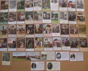 SONG CARDS Job Lot of 48 x Vintage Postcards c1910-1930s - Picture 1 of 3