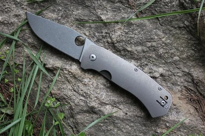 Frame Lock D2 Blade Titanium Handle Tactical Outdoor Pocket Folding Knife Edc - Image 1 of 4