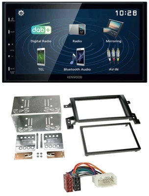 Kenwood 2DIN Bluetooth MP3 USB DAB Autoradio für Suzuki Grand Vitara ab 2005 - Bild 1 von 4