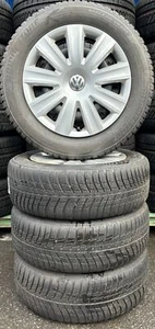 4 Orig VW Winterräder Stahl 205/60 R16 96H Sharan 7N 7N0601027A 1638 - Bild 1 von 3