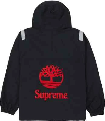 Supreme Timberland Reflective Taping Anorak - (Black) Size Small  - Image 1 of 2