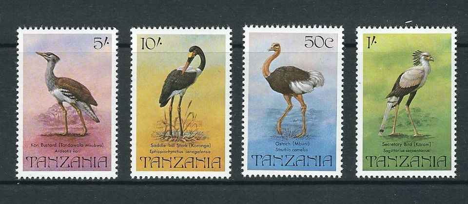 Tanzania SC # 193-196 Birds . MNH - Image 1 of 1