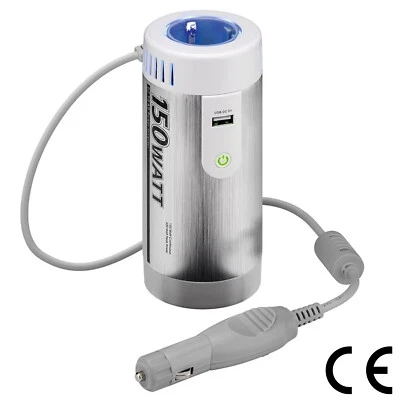 KFZ Spannungswandler DC 12V auf AC 230V USB Wechselrichter LKW Reise Adapter - Bild 1 von 4