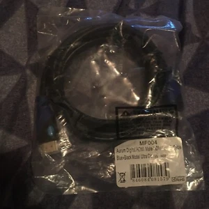 Aurum Cavo Digitale HDMI Maschio-FeMaschio Nero con Manicotto Ultra Chiarezza 6 Piedi Nuovo - Foto 1 di 1