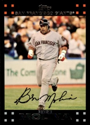 2007 Topps  #342 Bengie Molina San Francisco Giants - Image 1 of 2