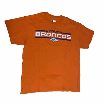 Camiseta para hombre Broncos naranja Denver manga corta cuello redondo LG fanático del fútbol americano de la NFL Foto 1 de 3